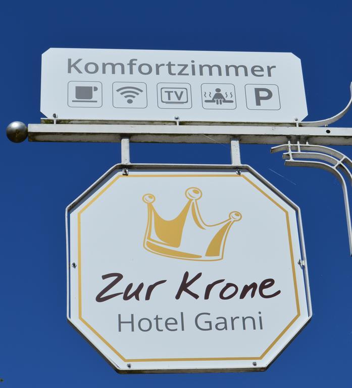 Hotel Garni Und Apartments Zur Krone Hilpoltstein Exterior foto